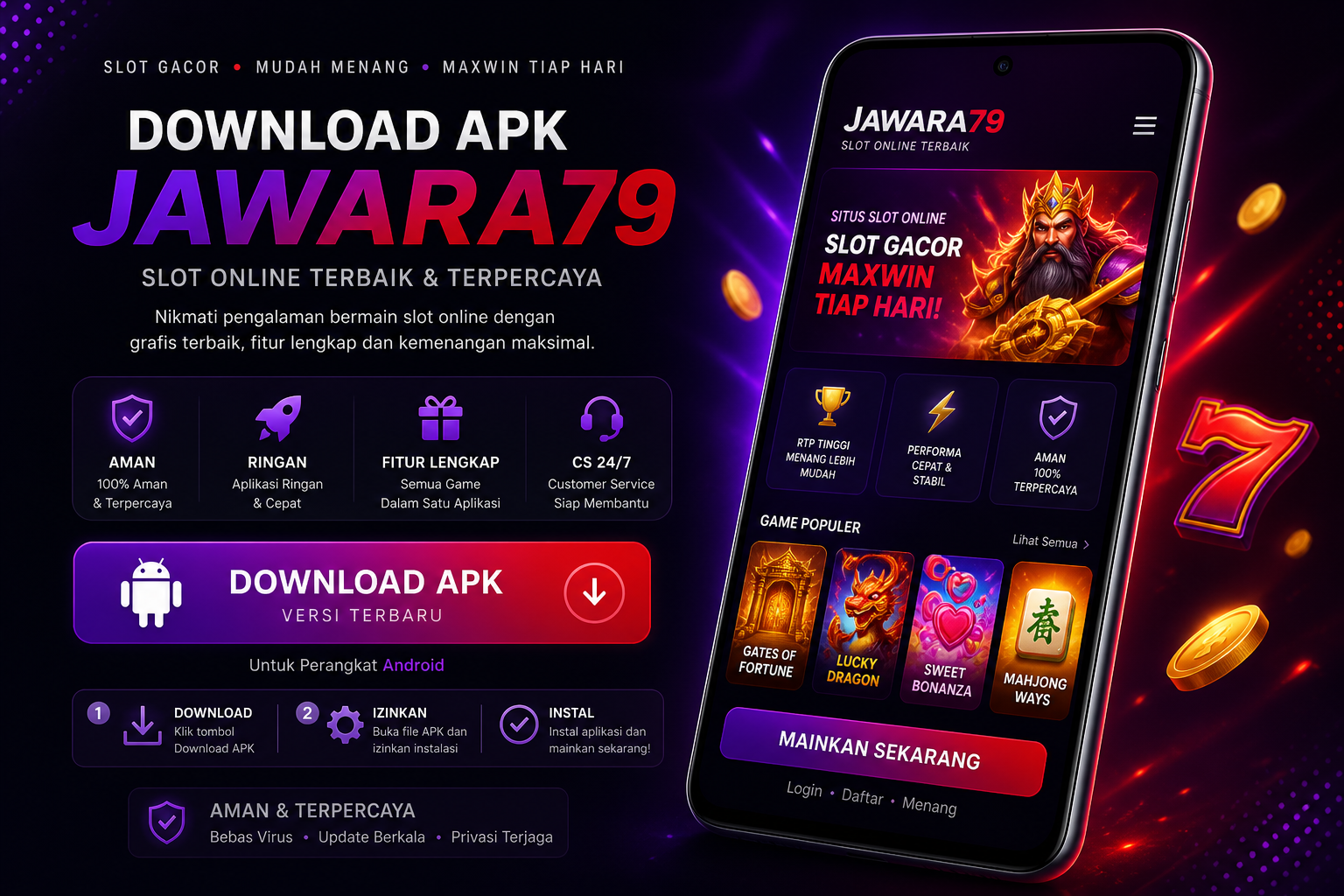 Download APK Jawara79 versi terbaru untuk Android